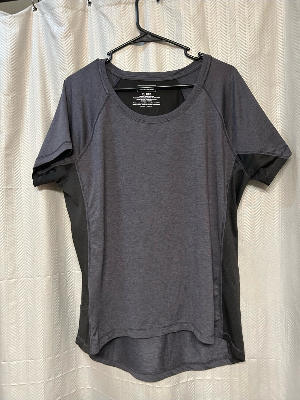 Athletic Short Sleeve Performance Tee - Charcoal Gray